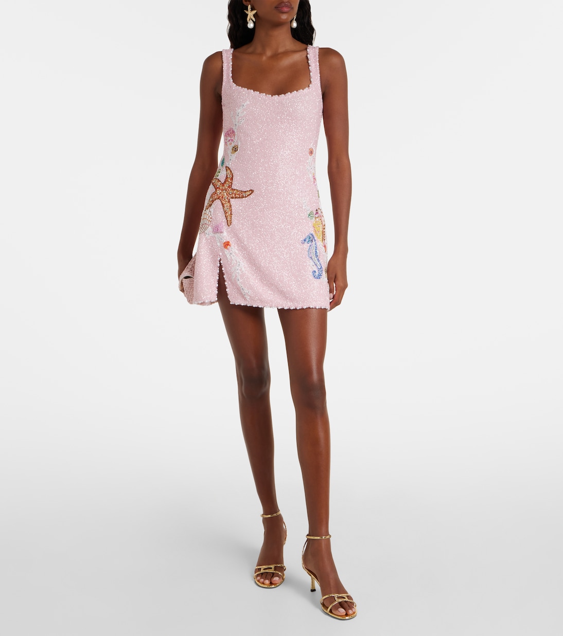 Verziertes Minikleid Marina | Clio Peppiatt