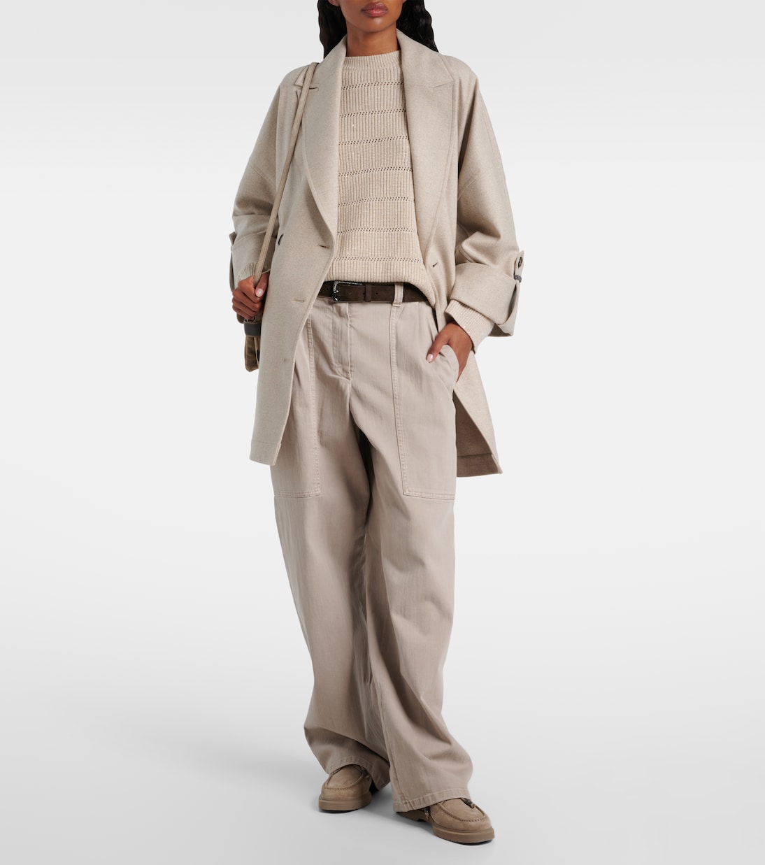 Cashmere and wool-blend sweater | Brunello Cucinelli