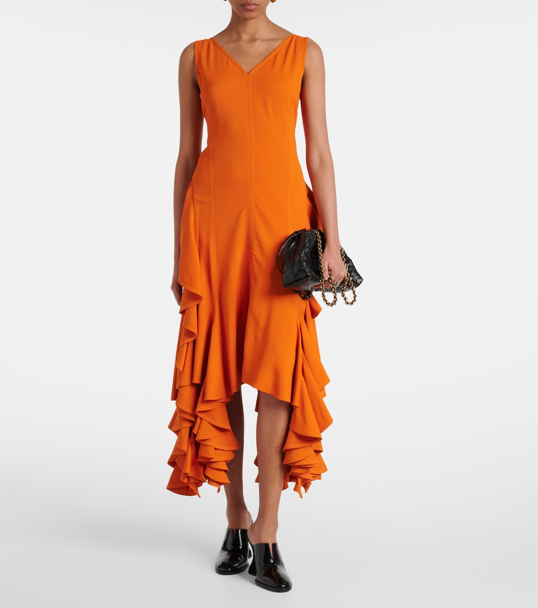 Dustbag Soirée Medium leather clutch | Bottega Veneta