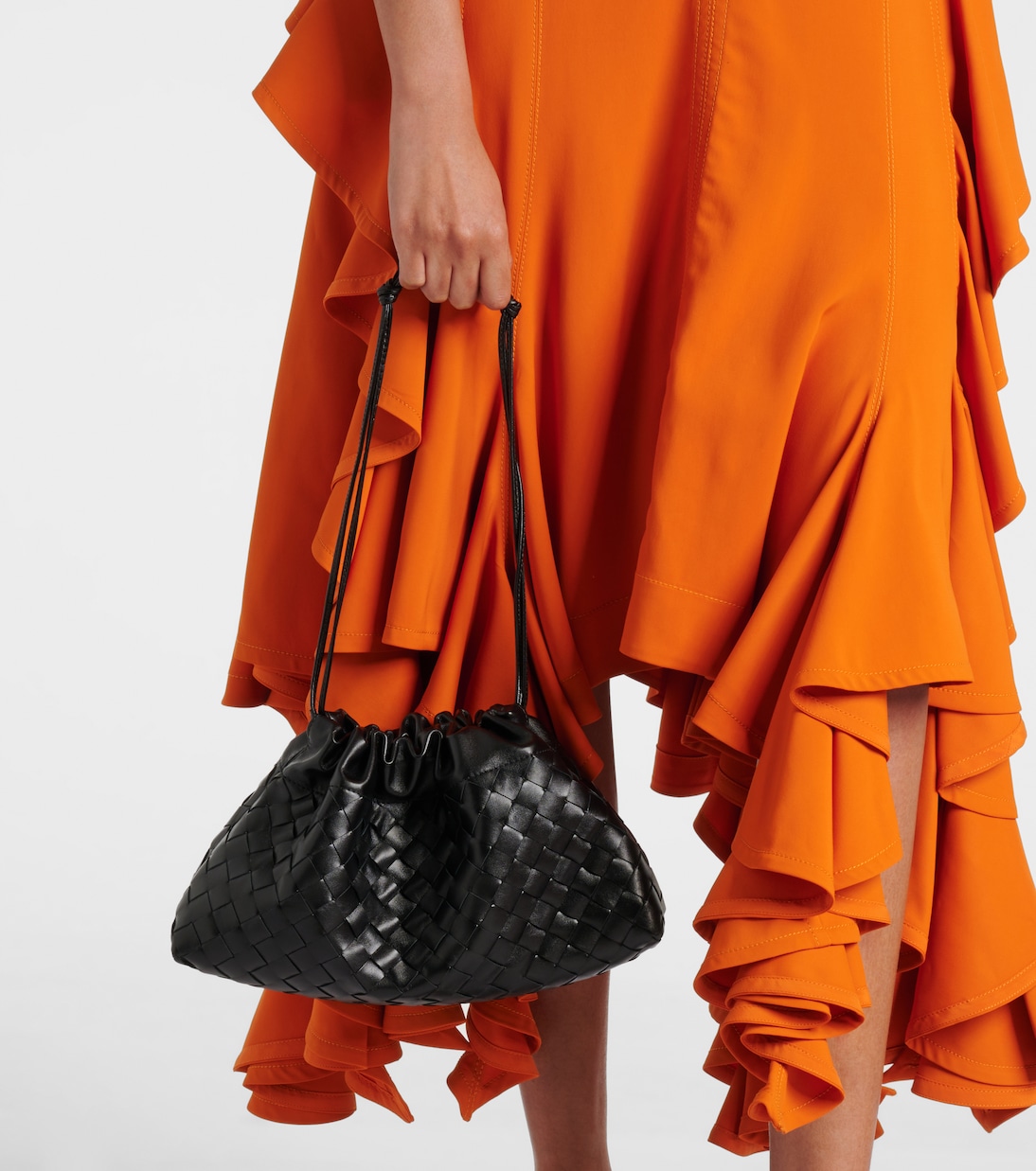 Dustbag Soirée Medium leather clutch | Bottega Veneta