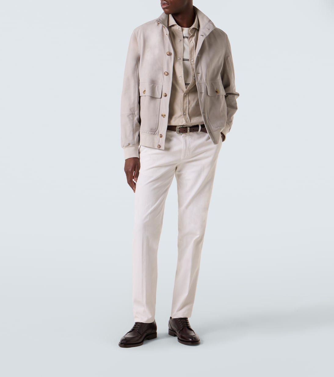 Leather Derby shoes | Brunello Cucinelli