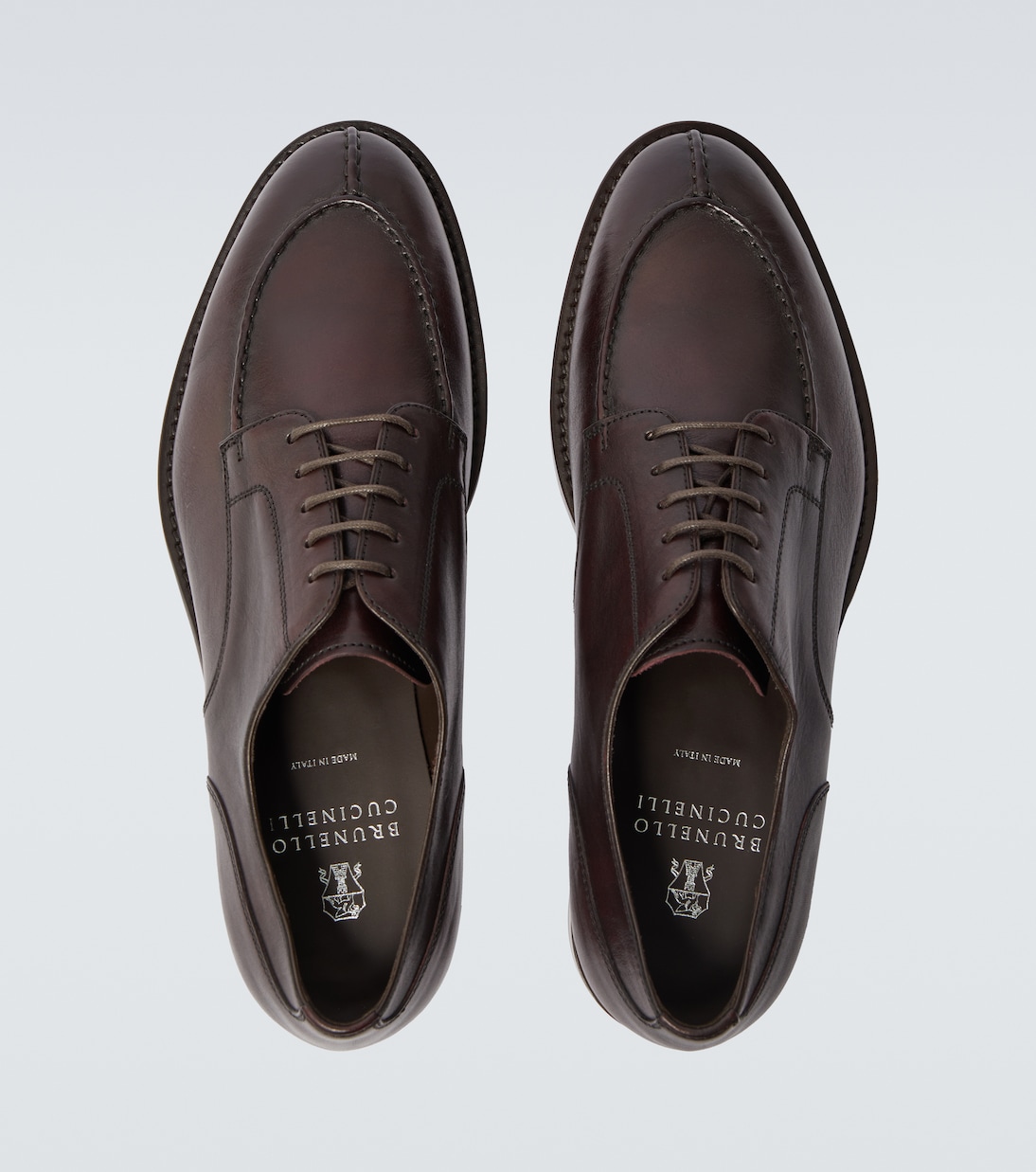 Leather Derby shoes | Brunello Cucinelli