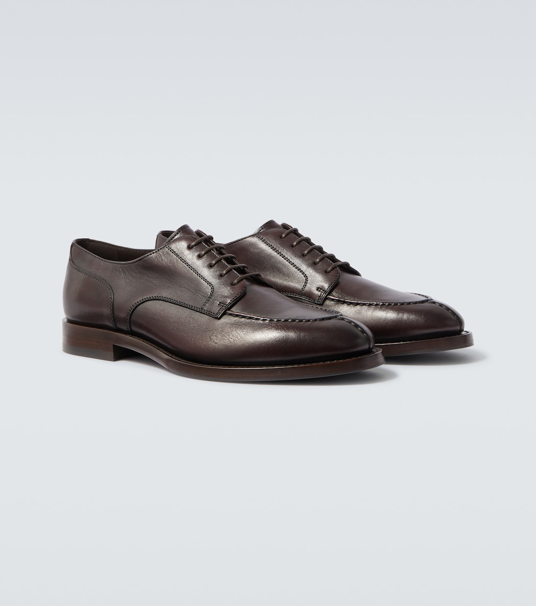 Leather Derby shoes | Brunello Cucinelli