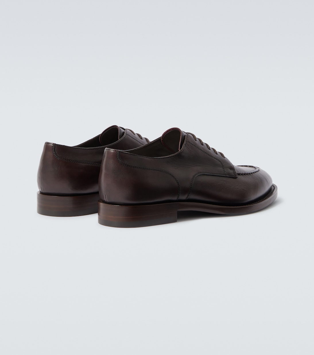 Leather Derby shoes | Brunello Cucinelli