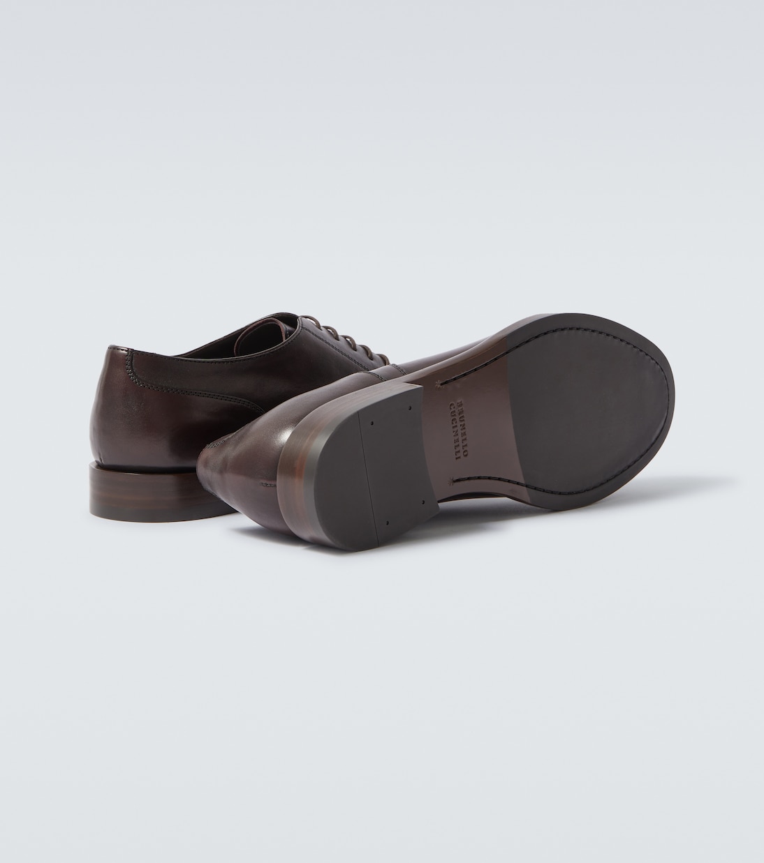 Leather Derby shoes | Brunello Cucinelli