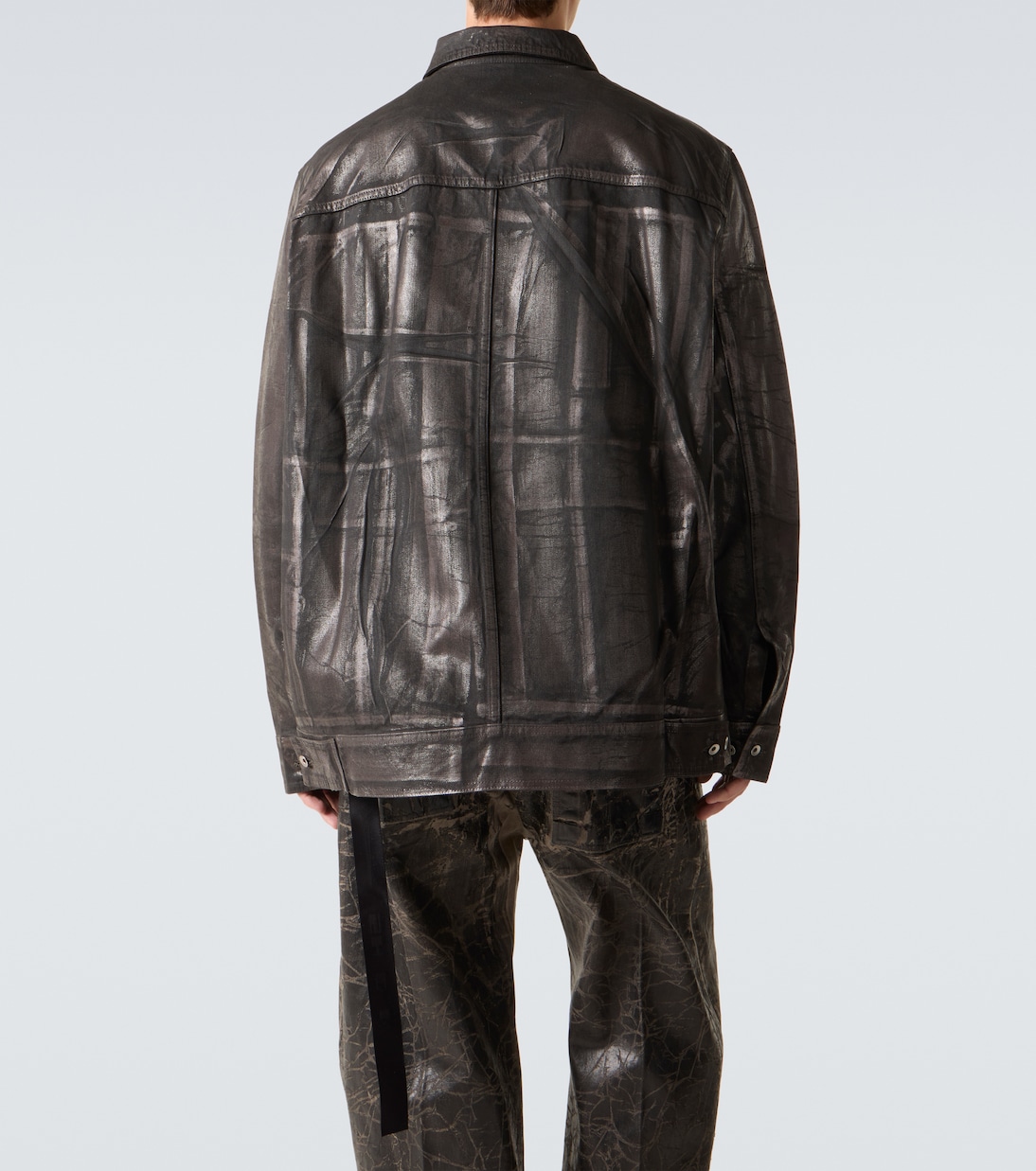 Coated denim jacket | Rick Owens