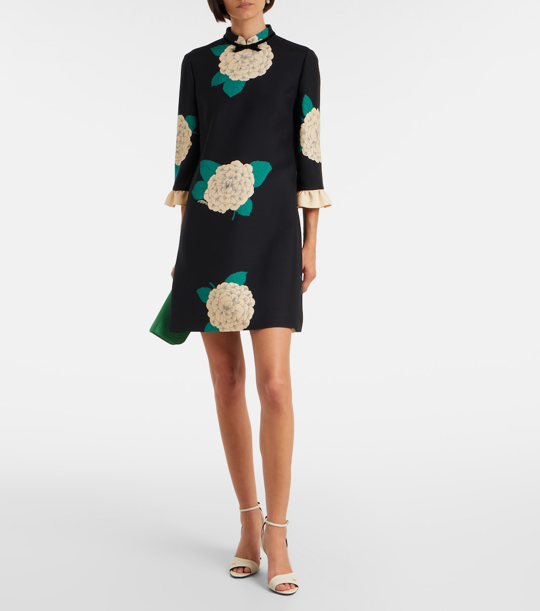 Crepe Couture floral minidress | Valentino