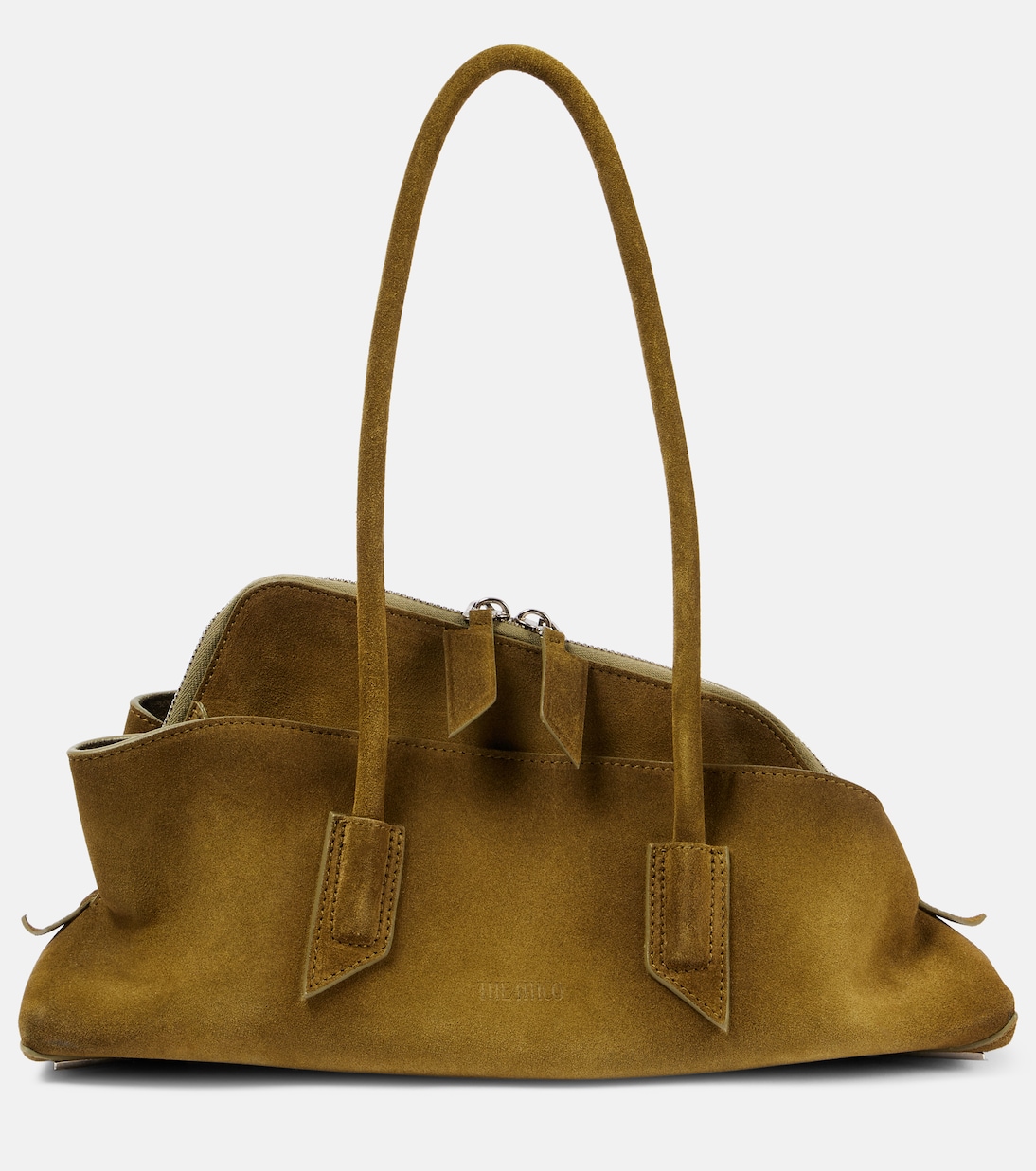 Tote Bag La Passeggiata Small aus Veloursleder | The Attico