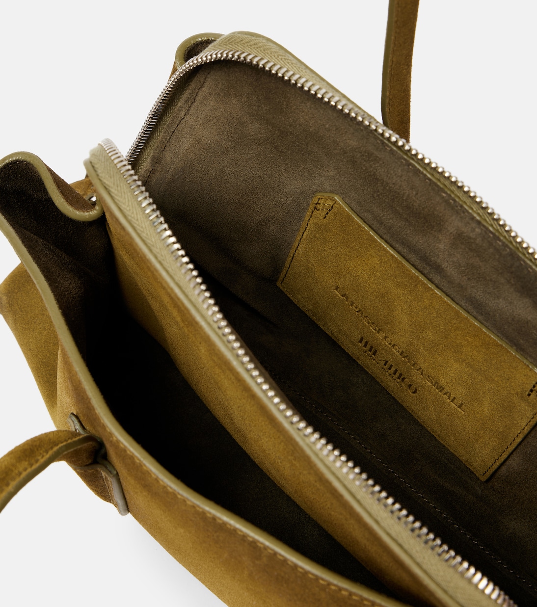 Tote Bag La Passeggiata Small aus Veloursleder | The Attico