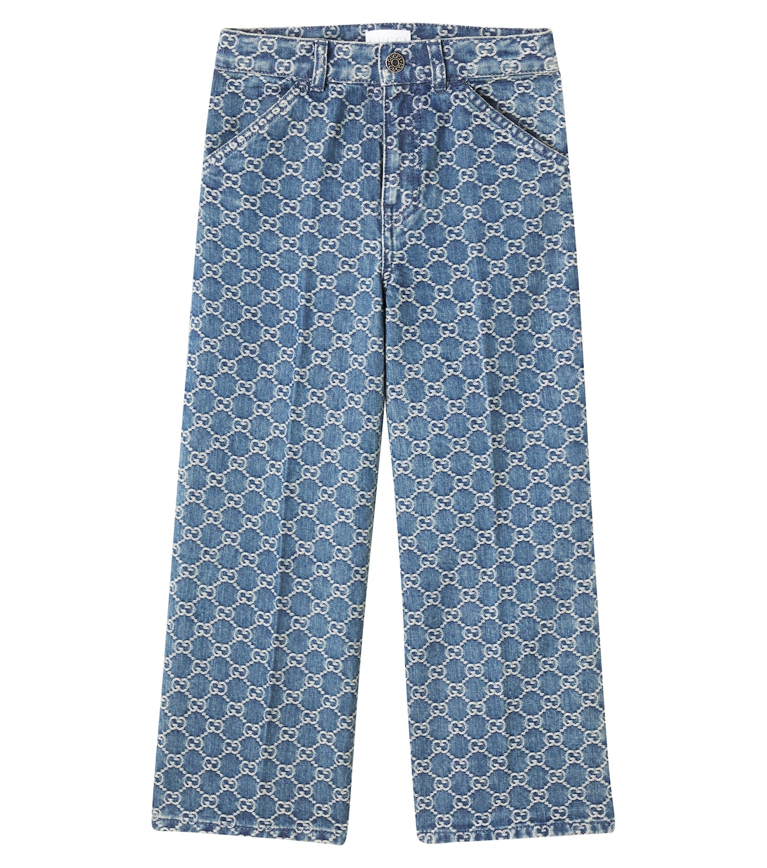 GG jacquard jeans  | Gucci Kids