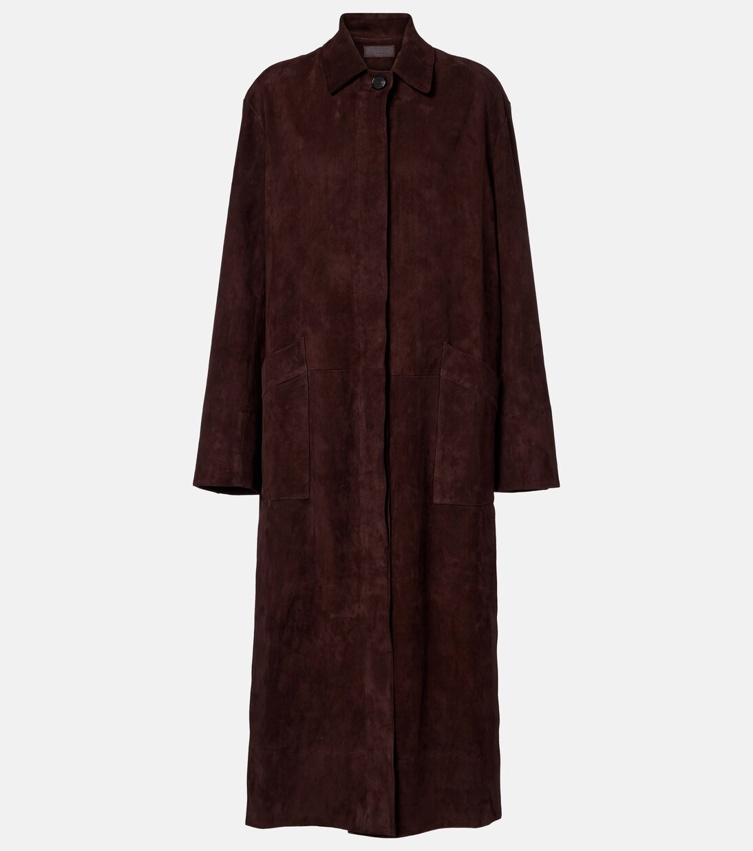 Mantel aus Veloursleder | Stouls