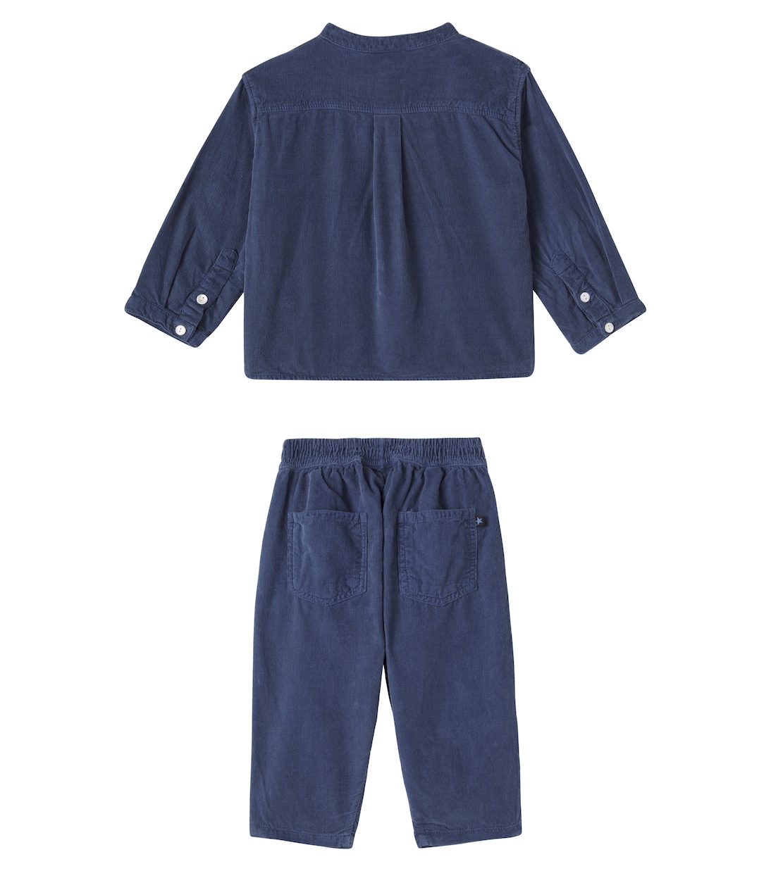 Baby Enoz and Sois cotton shirt and pants set | Molo