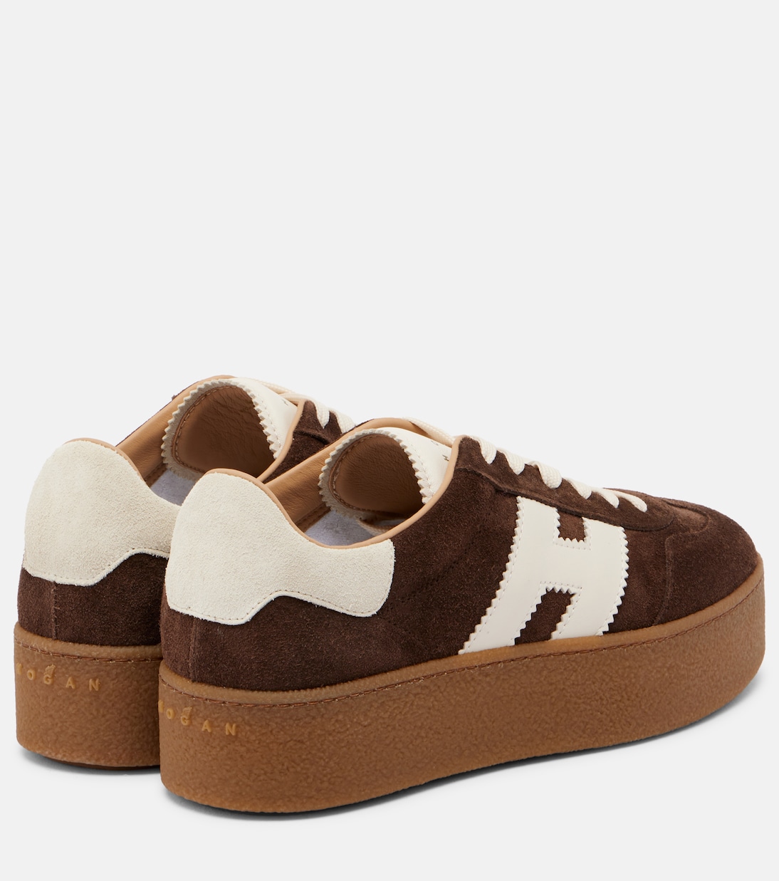 Baskets Hogan Cool à plateforme en daim | Hogan