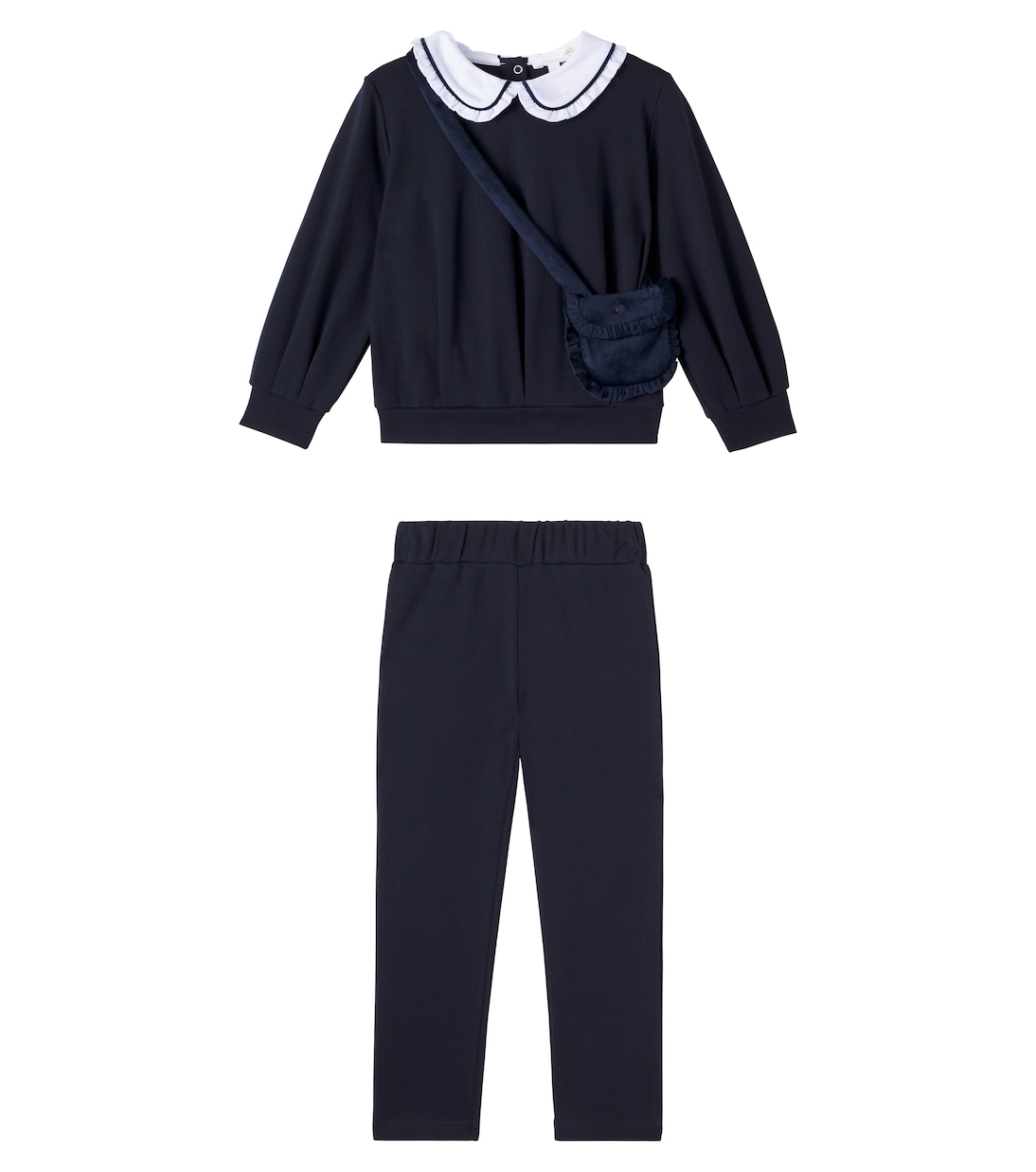Cotton sweatshirt and sweatpants set | Patachou