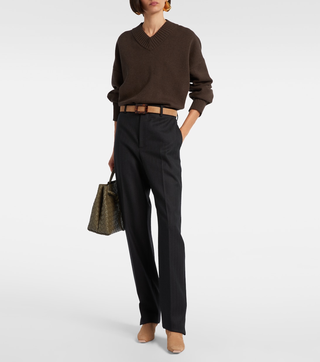 Trompette 70 suede ankle boots | Roger Vivier