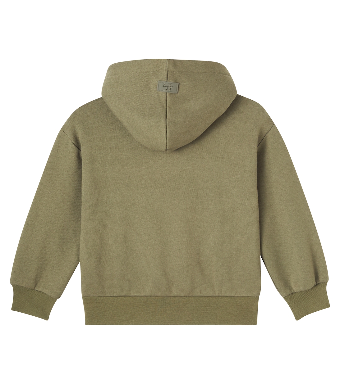 Embroidered cotton jersey hoodie | Il Gufo