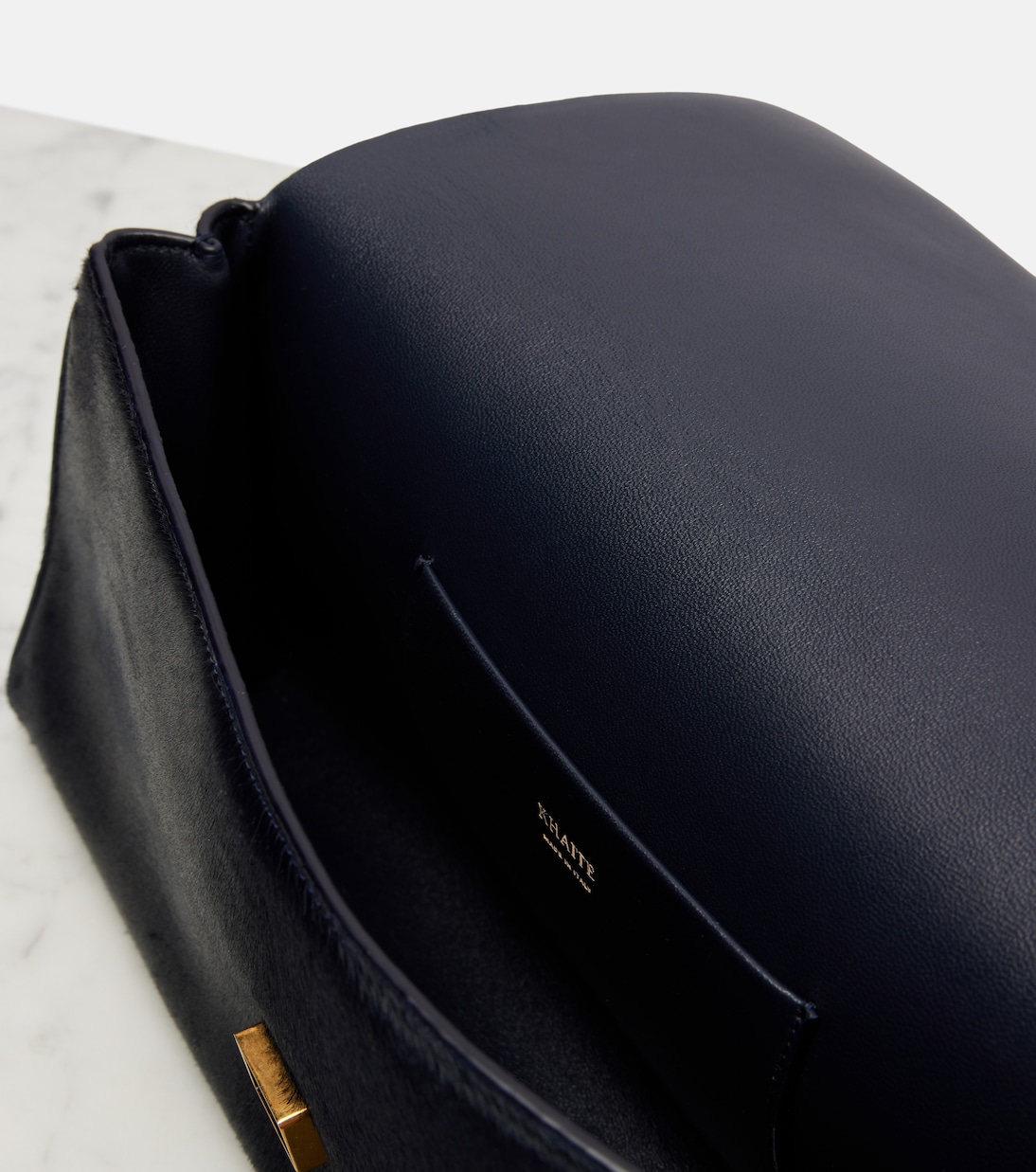 Audrey calf hair clutch | Khaite