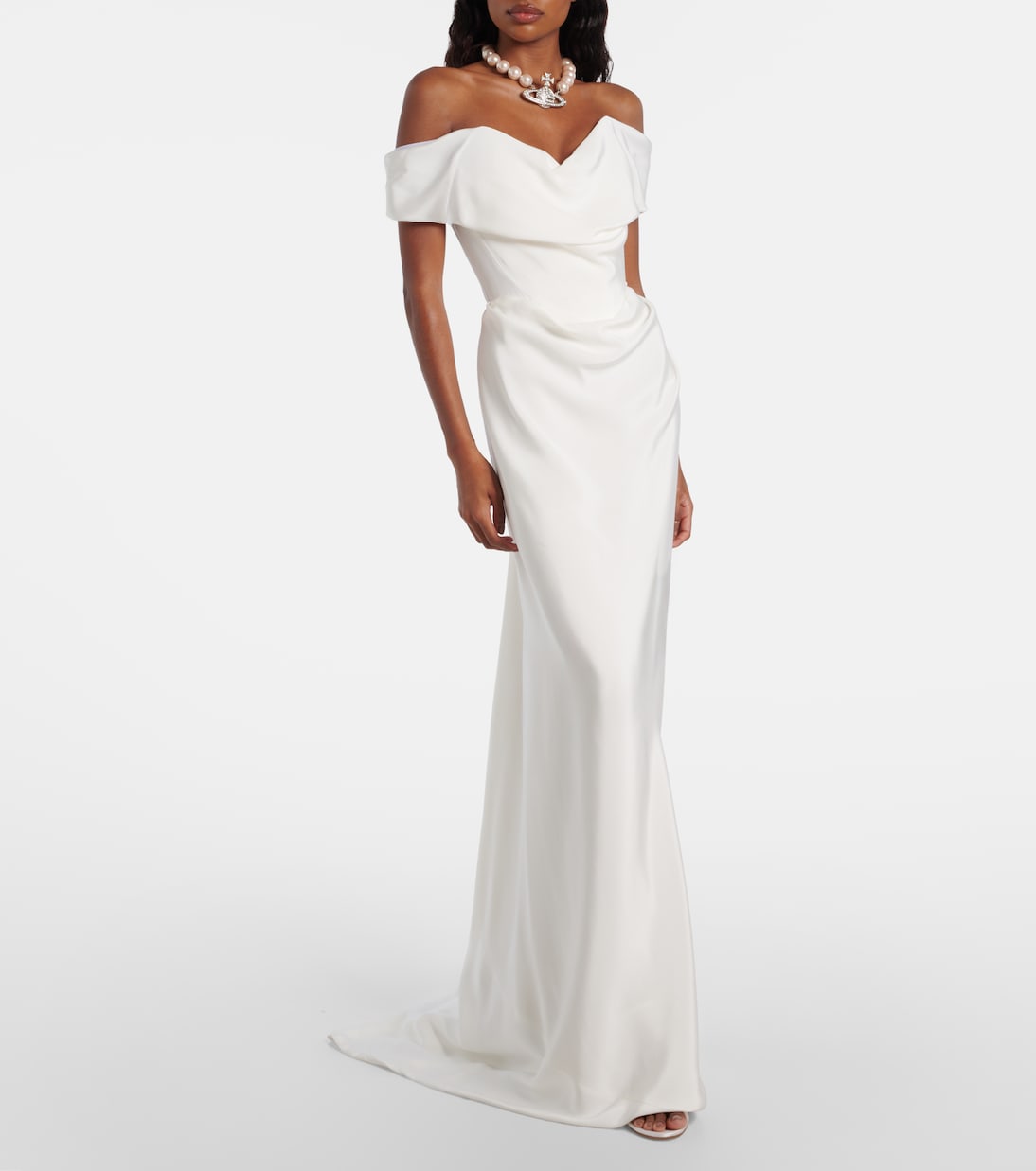 Bridal Nova Cocotte silk cady bustier gown | Vivienne Westwood