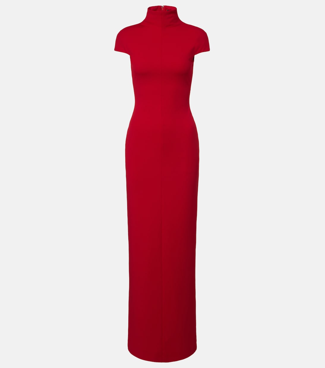 Vestido largo Lang de crepé | Solace London