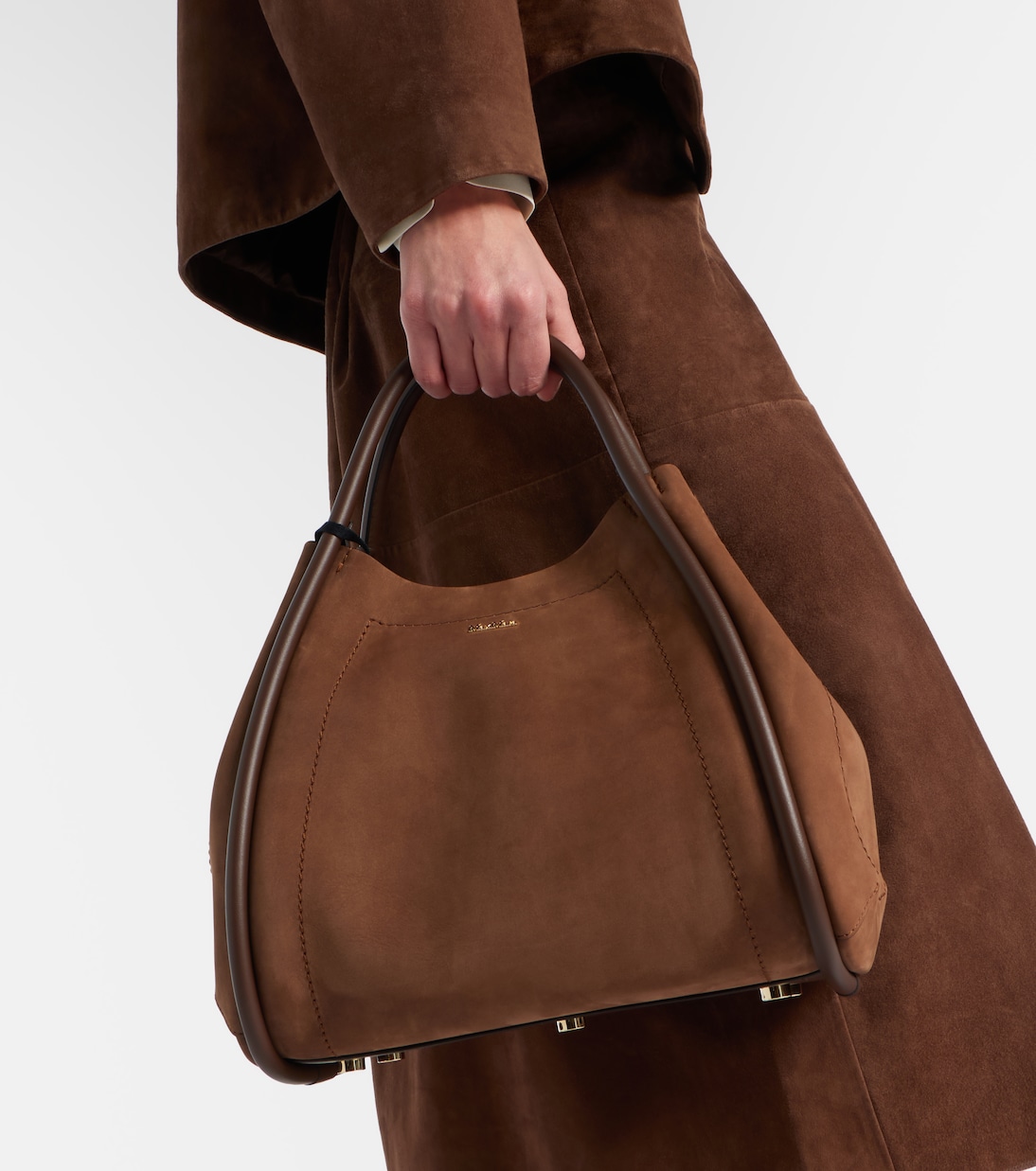 Marine Small suede tote bag | Max Mara