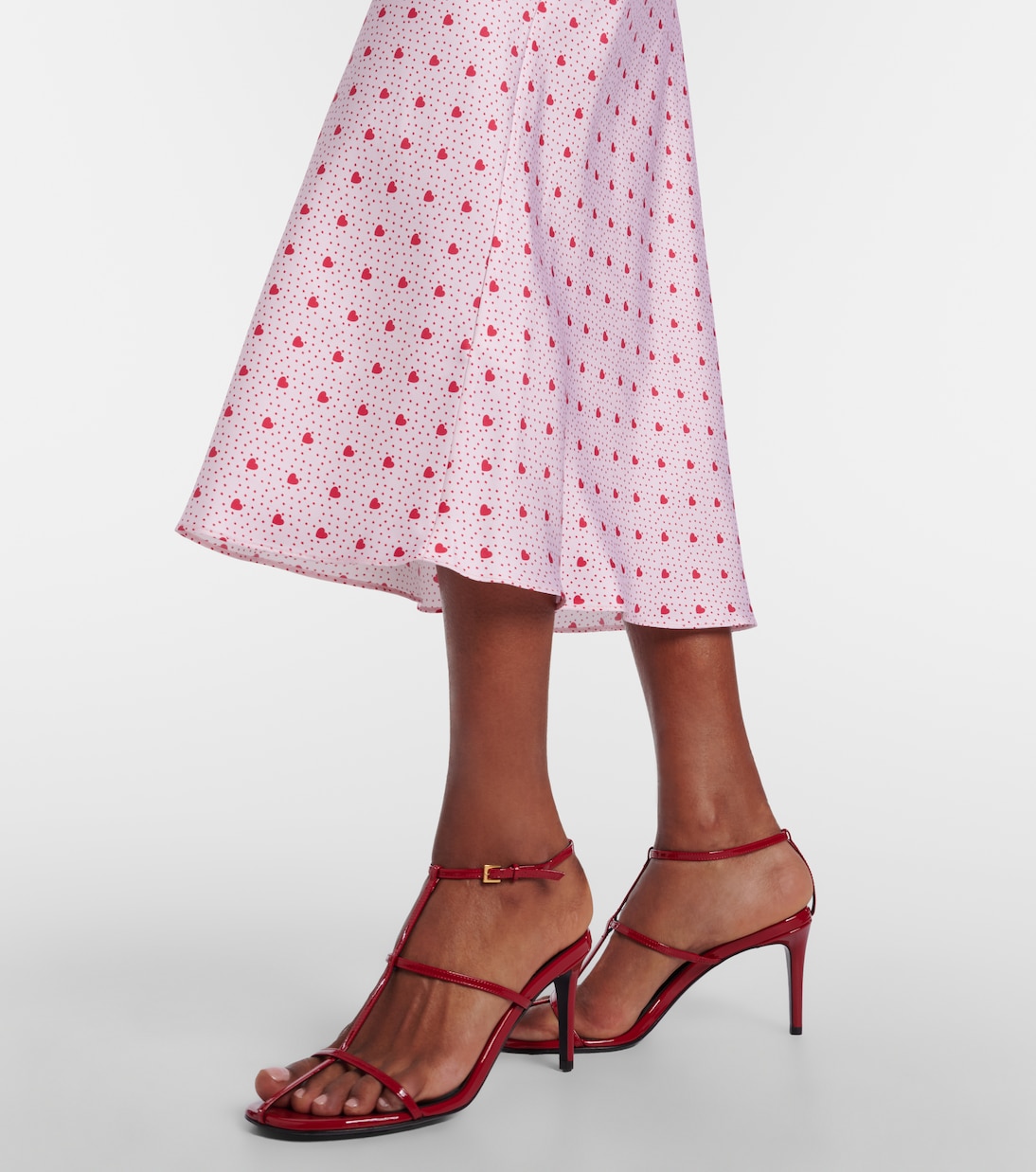 Slipdress aus Seide mit Tüll | Rodarte