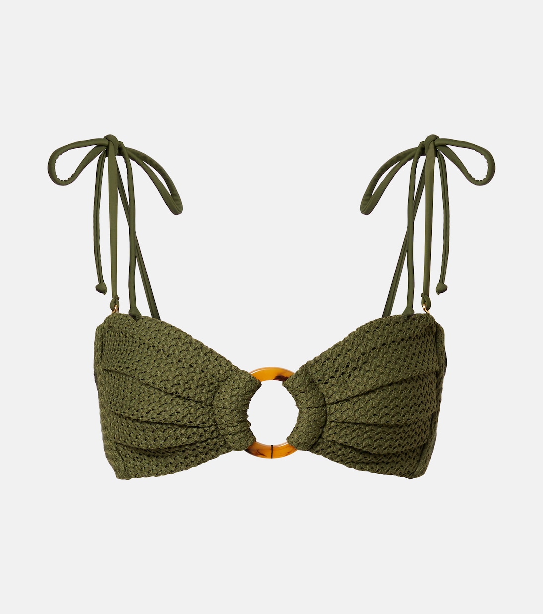 Tori crochet bandeau bikini top | Montce
