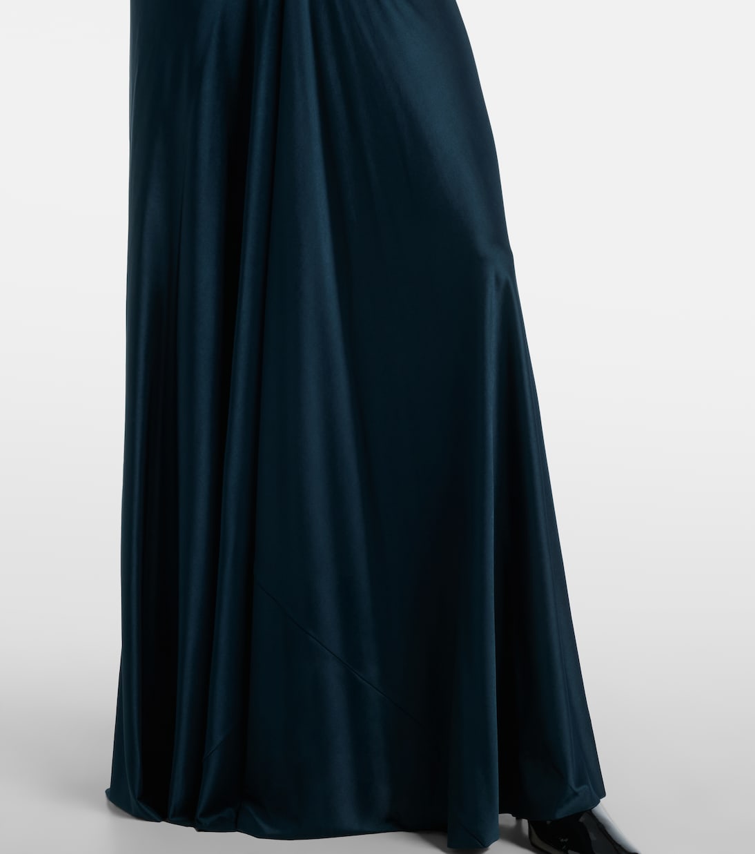 Gathered satin gown | Victoria Beckham