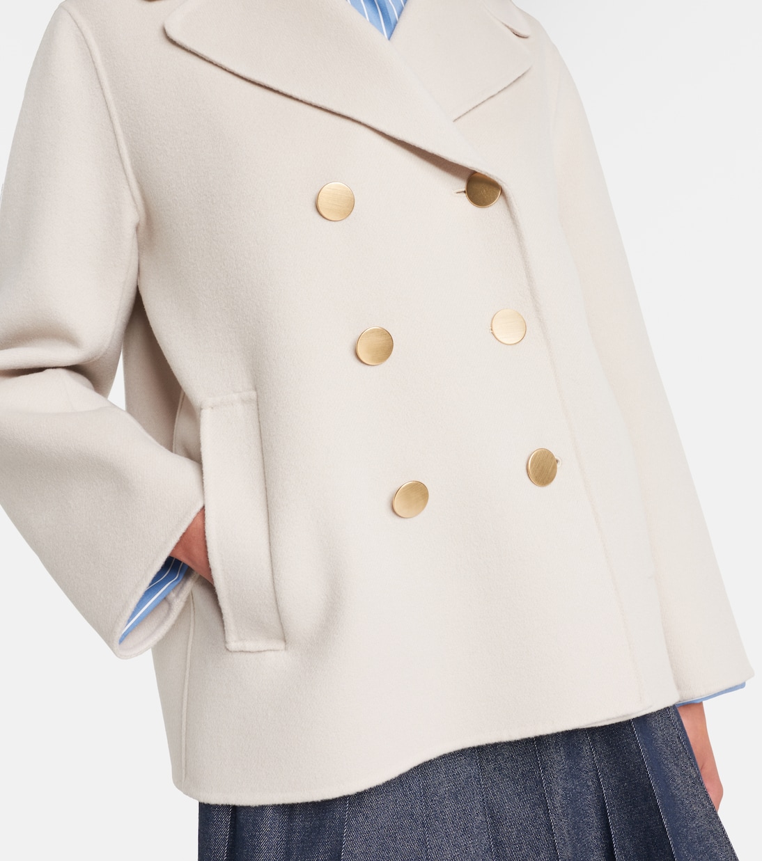 Margot virgin wool peacoat | 'S Max Mara