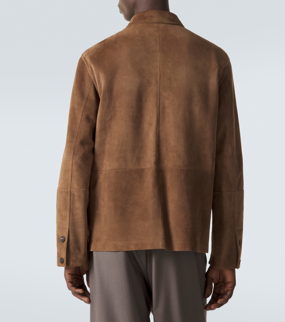 Jacke Ulrich aus Veloursleder | The Row