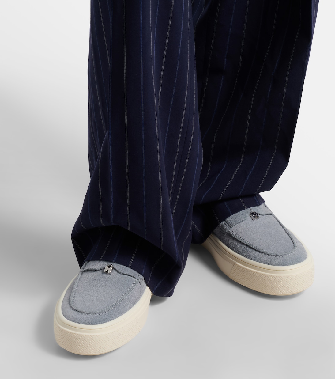 Mocassini con plateau H705 in suede | Hogan