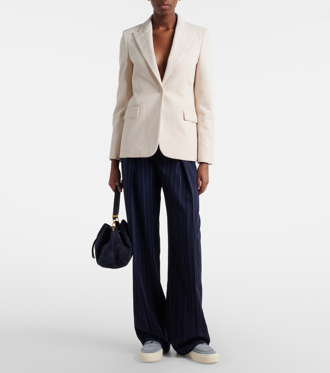 Mocassini con plateau H705 in suede | Hogan