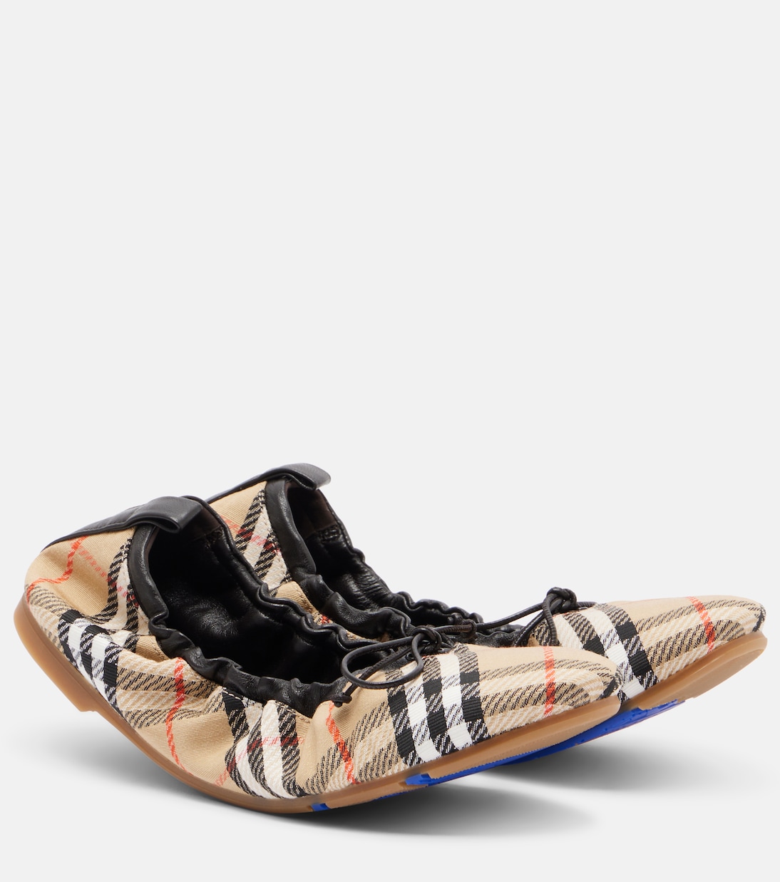 Fawn Burberry Check ballet flats | Burberry