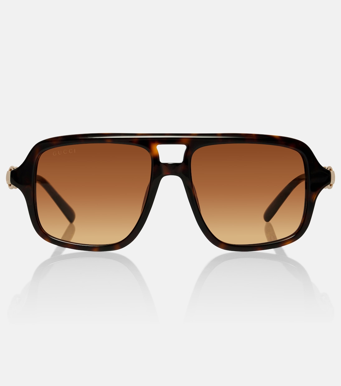 Horsebit aviator sunglasses | Gucci