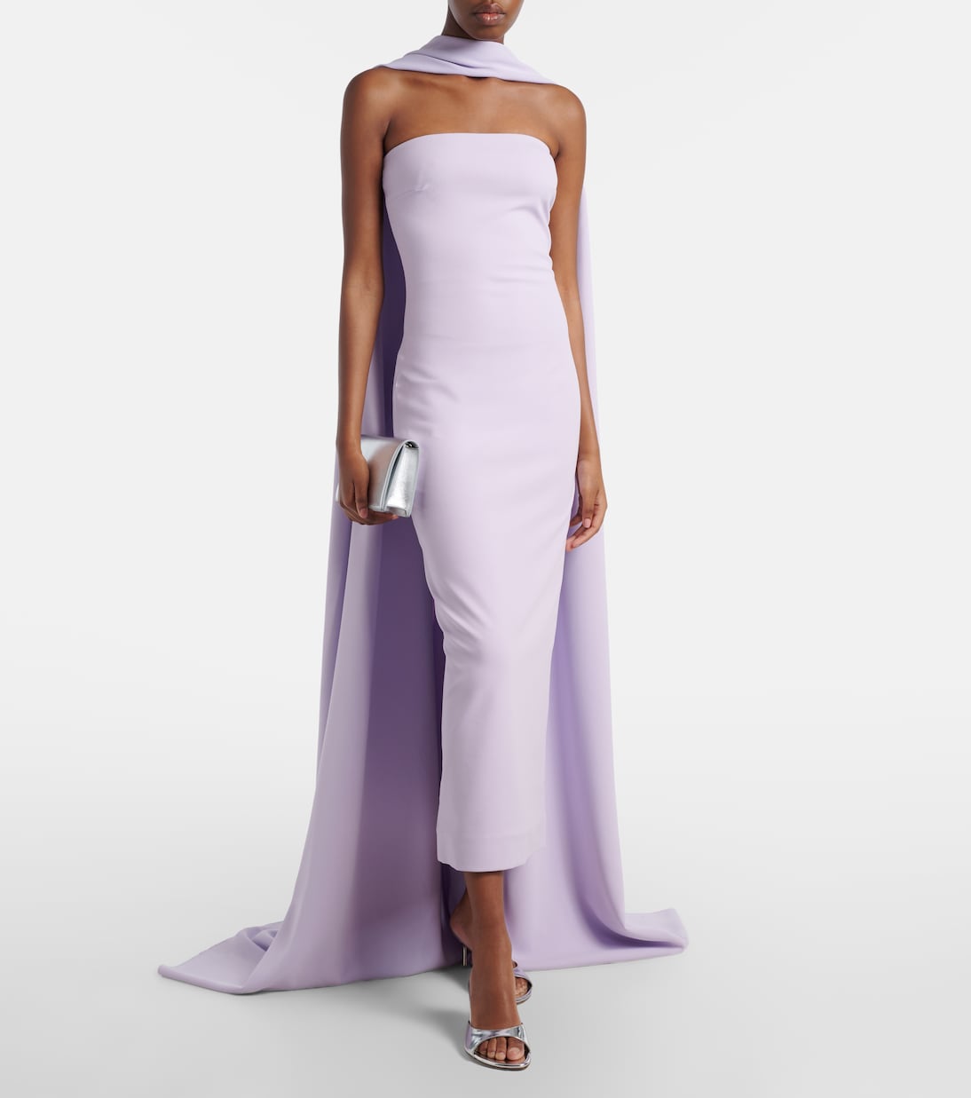 Martine scarf-detail cocktail dress | Solace London