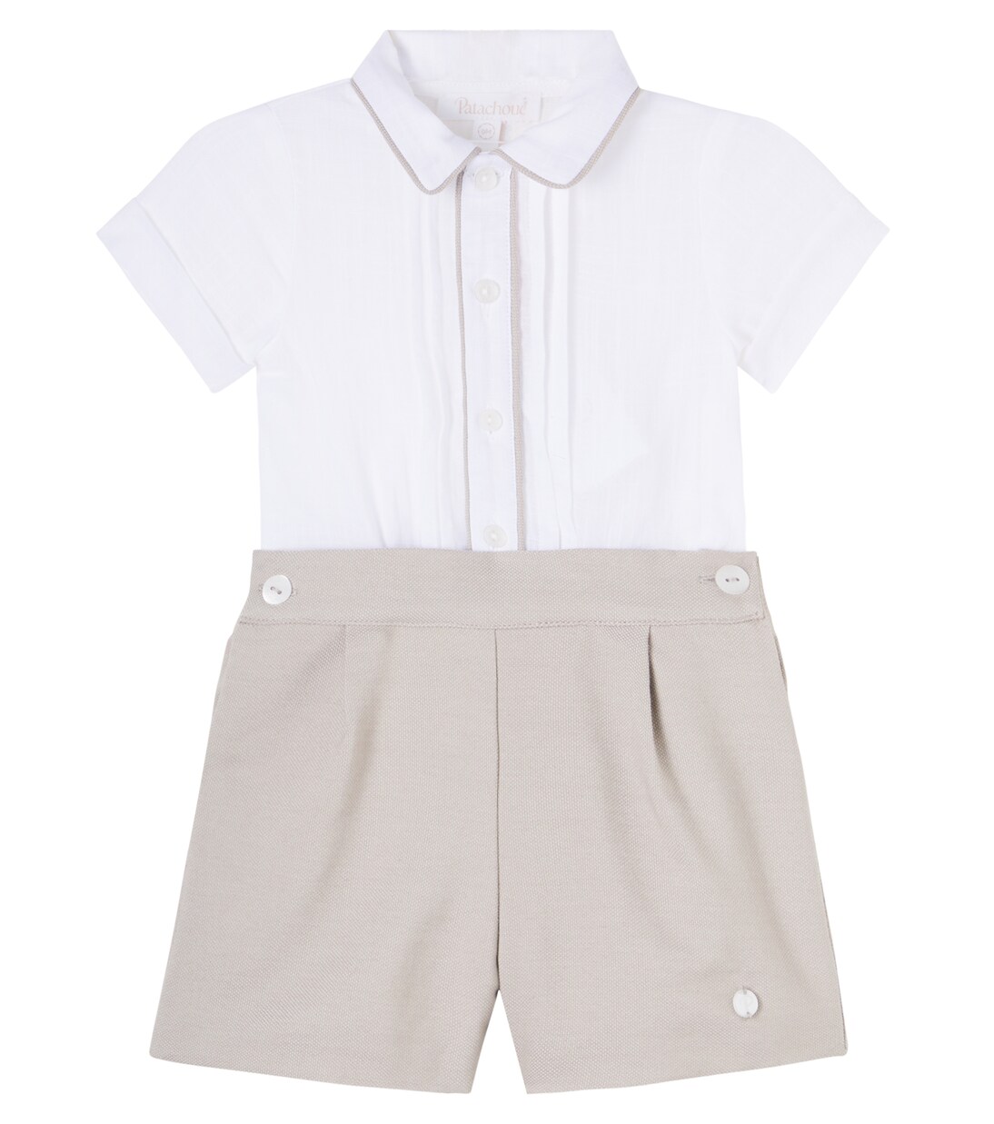 Baby - Camicia e shorts in misto cotone | Patachou