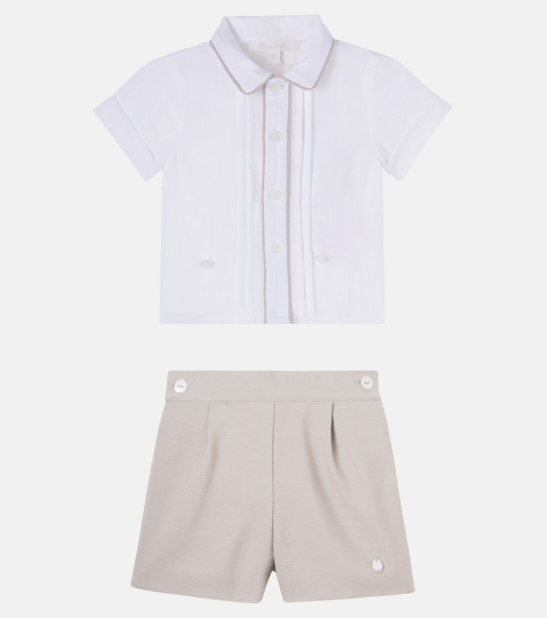 Baby - Camicia e shorts in misto cotone | Patachou
