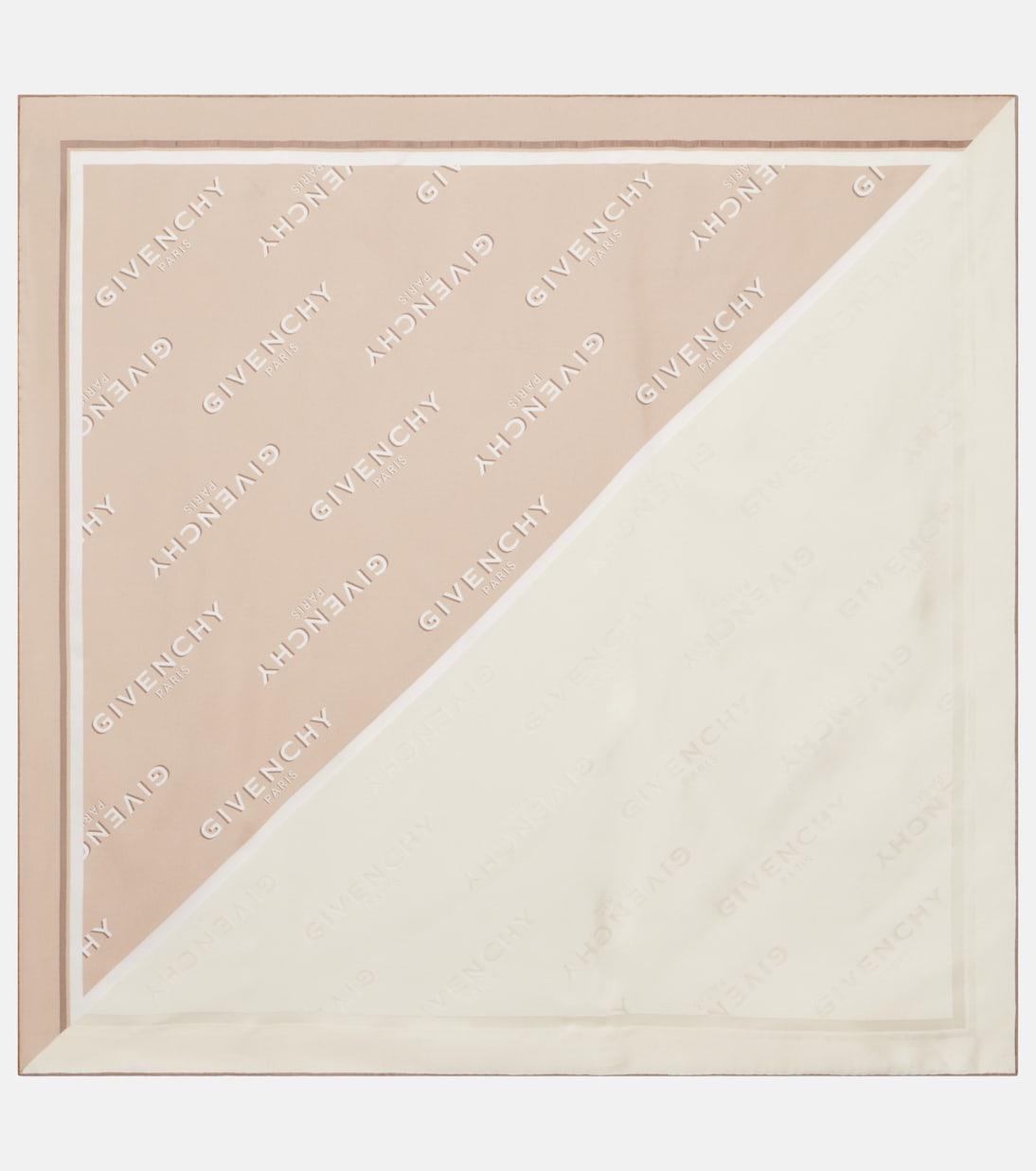 Foulard en soie à logo | Givenchy