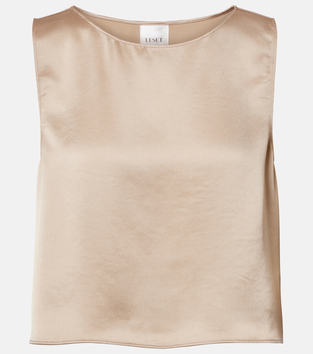 Barb satin top | Leset