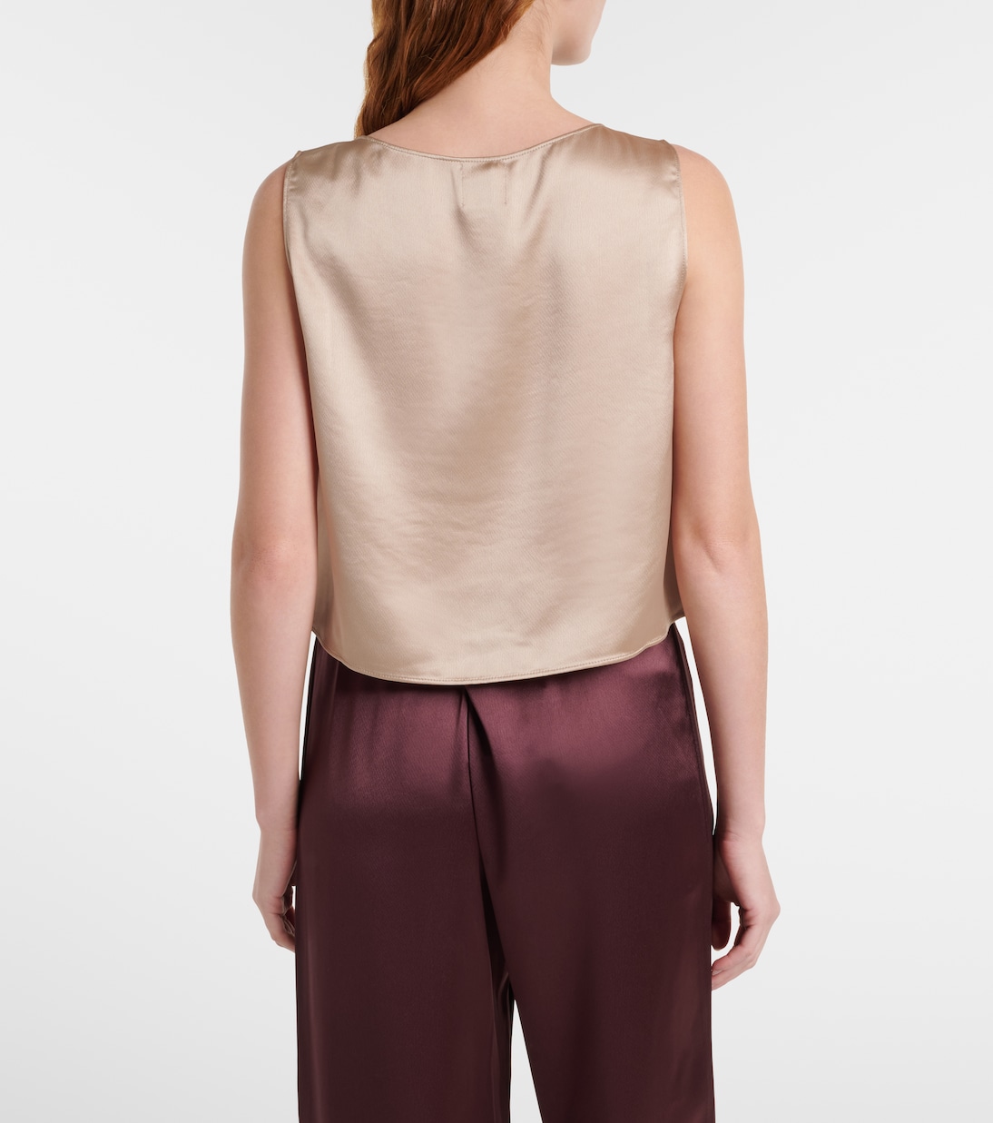 Barb satin top | Leset
