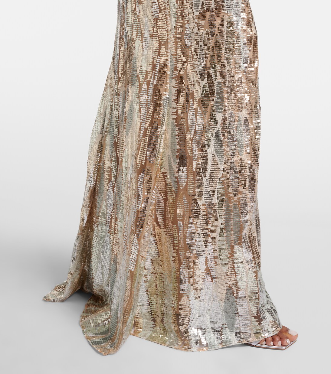 Sequined silk-blend gown | Elie Saab