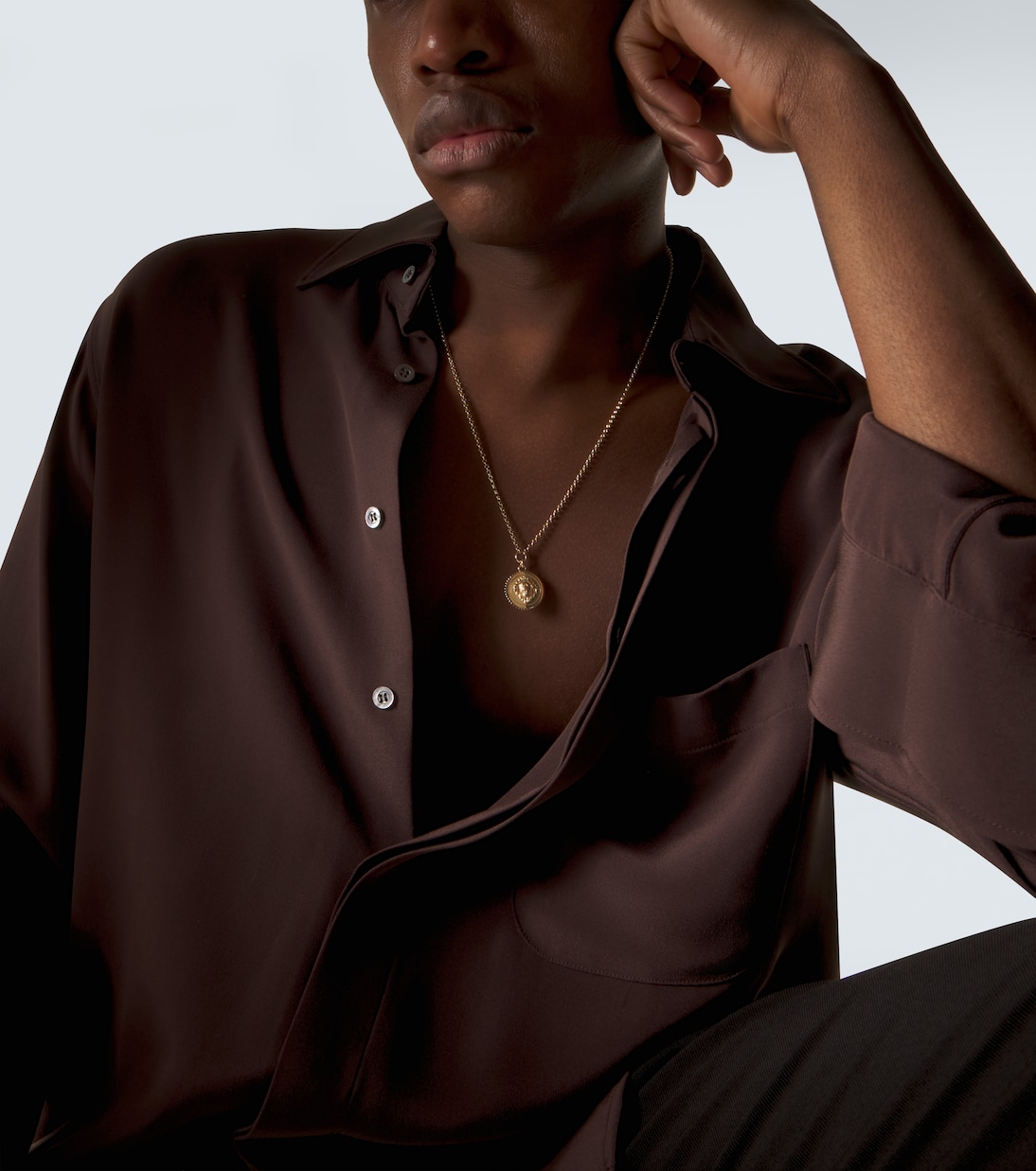 Collier Strength Small en or 18 ct (750/1000) avec diamant | FoundRae