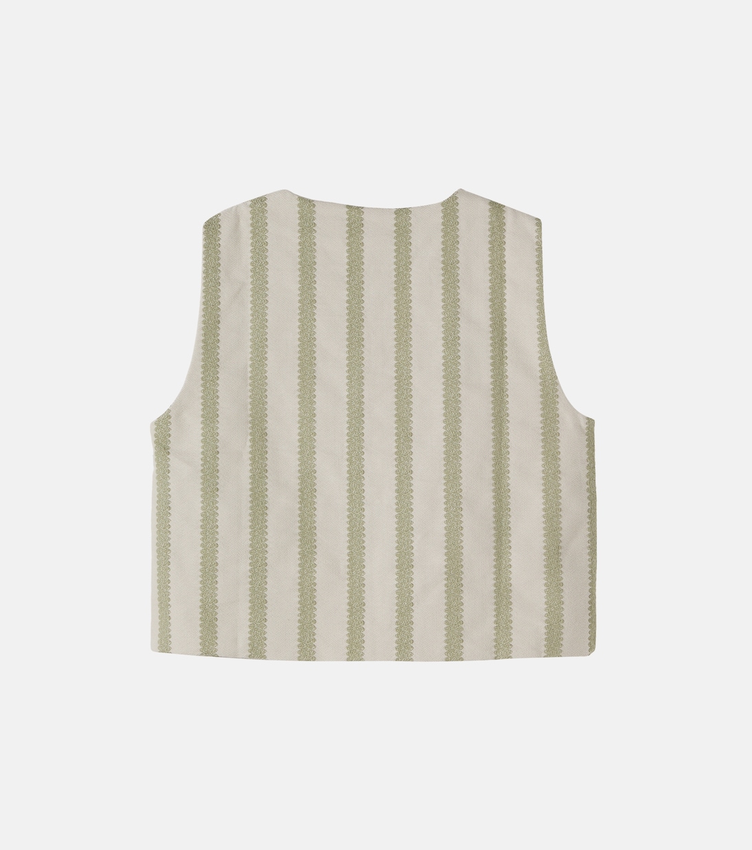 Gilet Shortan rayé en coton | Donsje