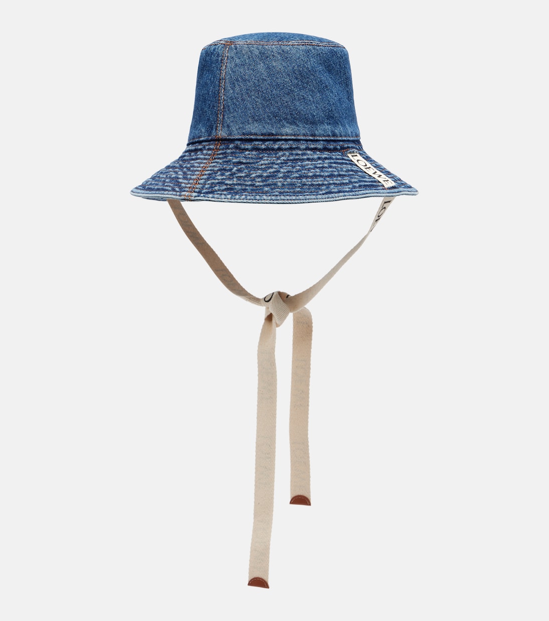 Paula's Ibiza logo denim bucket hat | Loewe