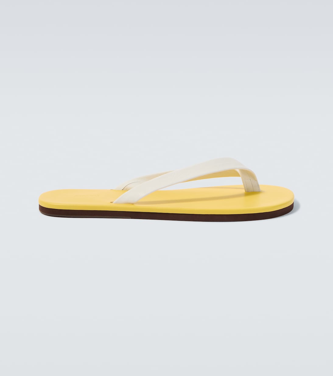 Leather thong sandals | Auralee