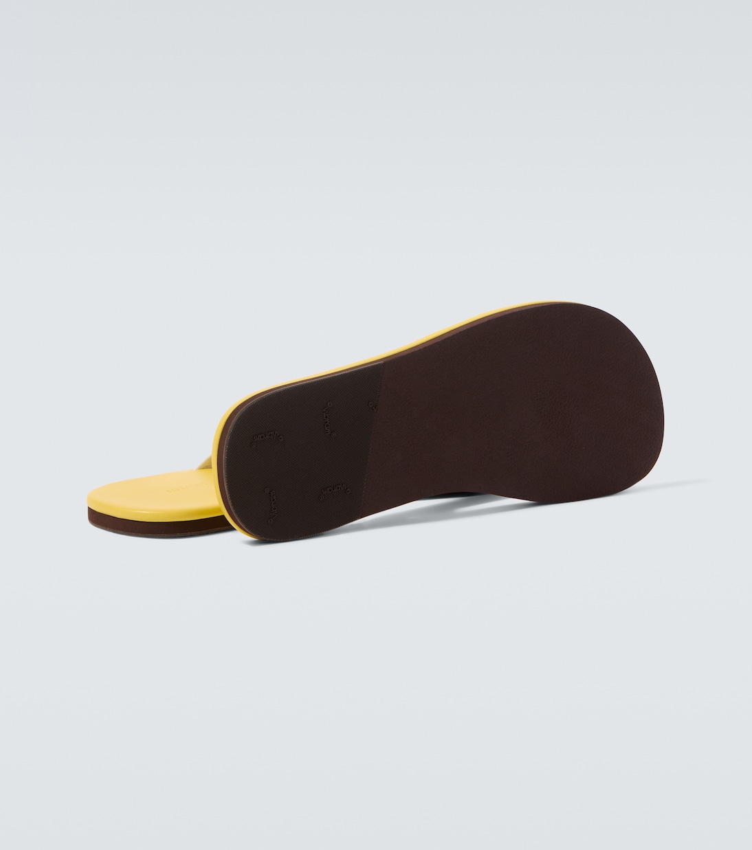 Leather thong sandals | Auralee