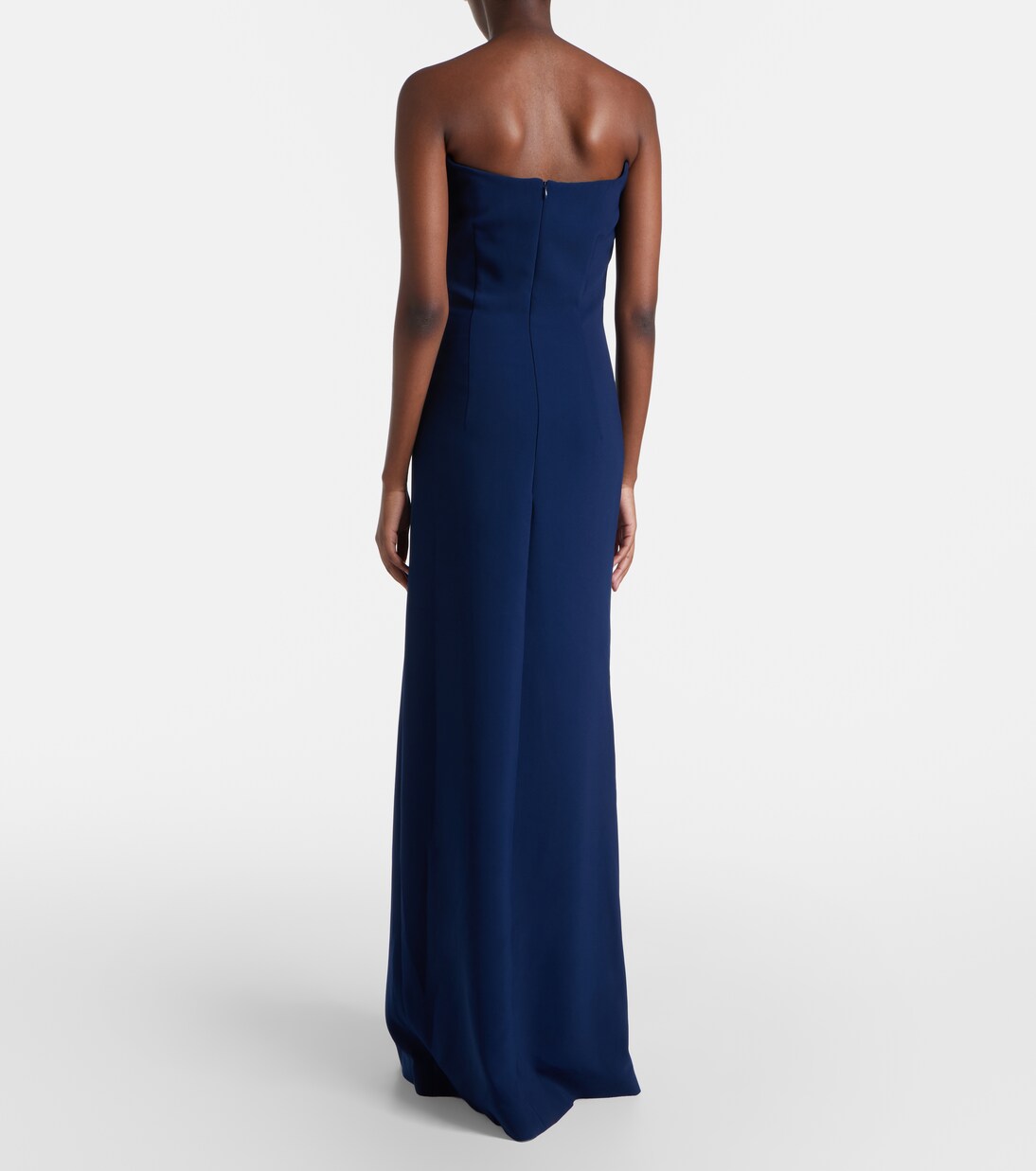 Fara crystal-embellished crêpe gown | Costarellos