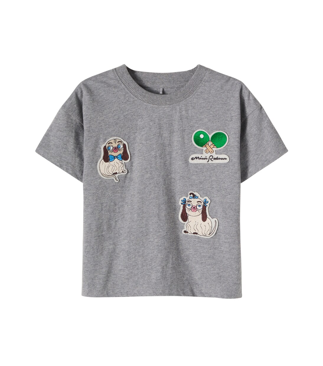 Minibabies patch-appliqué jersey T-shirt | Mini Rodini