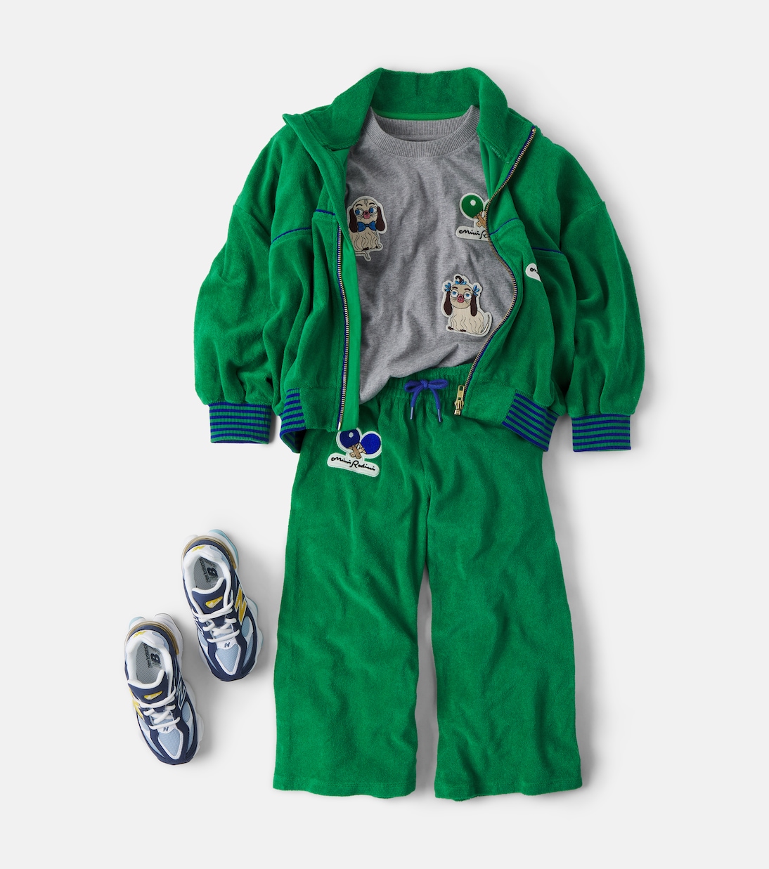 Minibabies patch-appliqué jersey T-shirt | Mini Rodini