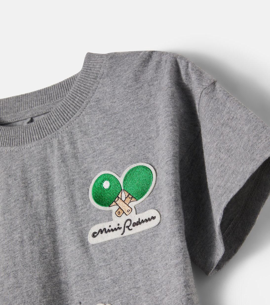 Minibabies patch-appliqué jersey T-shirt | Mini Rodini
