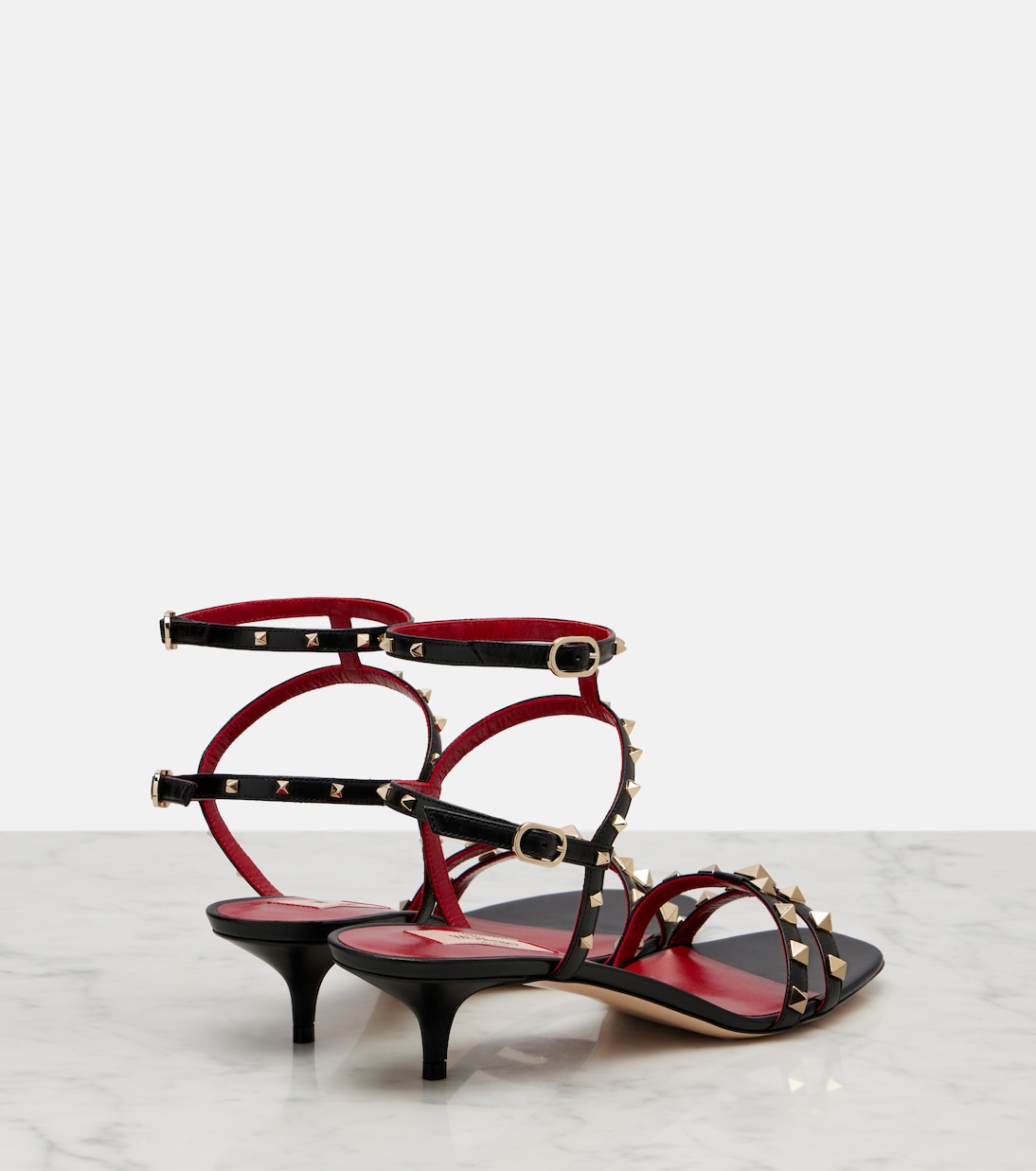 Rockstud leather slingback sandals | Valentino Garavani